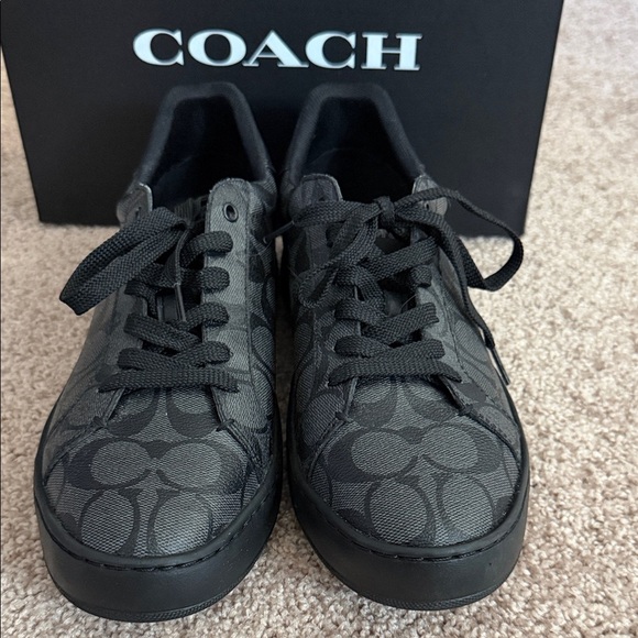 Coach Other - COACH/MENS: Black and Gray Monogram Sneakers